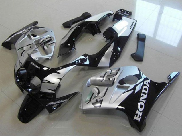 1988-1989 Honda CBR250RR MC19 Motorcycle Fairings - Silver Glossy Black Canada Websites