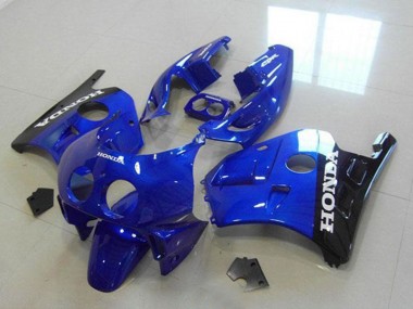 1990-1998 Honda CBR250RR MC22 Motorcycle Fairings - Blue Glossy Black White Decals Canada Websites