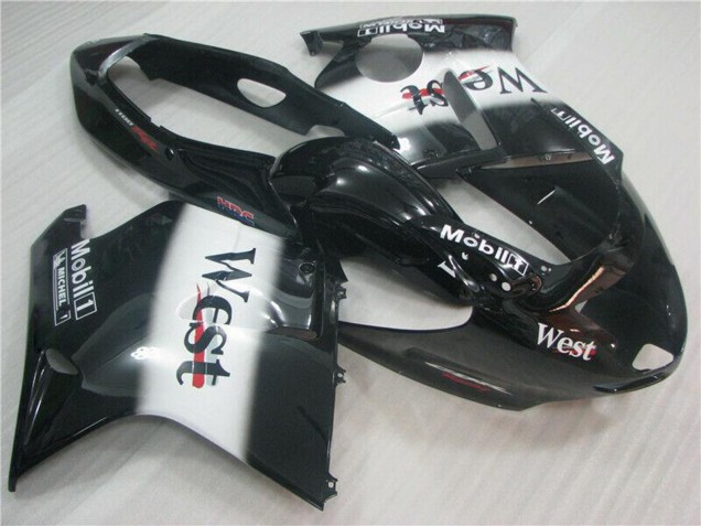 1996-2007 Honda CBR1100XX Blackbird Motorcycle Fairings - Glossy Black White West Canada Websites