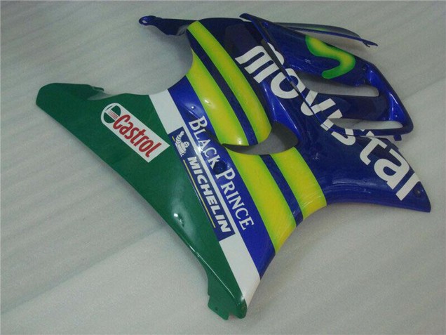 1995-1996 Honda CBR600 F3 Motorcycle Fairings - Blue Green Yellow MoviStar Red Castrol Canada Websites