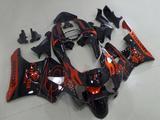 1998-1999 Honda CBR900RR 919 Motorcycle Fairings - Glossy Black Red Corona Canada Websites