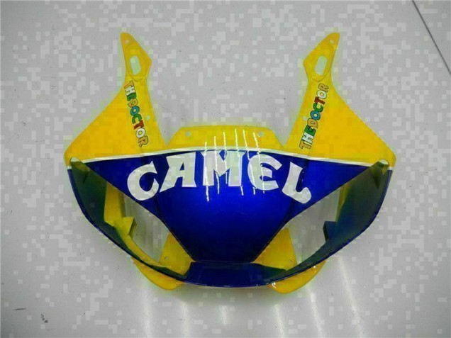 1998-2002 Yamaha YZF R6 Motorcycle Fairings - Yellow Blue White Camel Motul Canada Websites