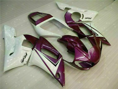 1998-2002 Yamaha YZF R6 Motorcycle Fairings - White Purple Canada Websites