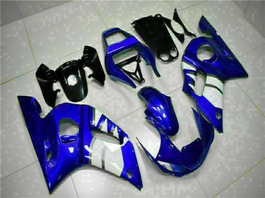 1998-2002 Yamaha YZF R6 Motorcycle Fairings - Blue White Canada Websites