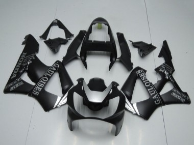 2000-2001 Honda CBR900RR 929 Motorcycle Fairings - Matte Black Silver Cauloises Canada Websites