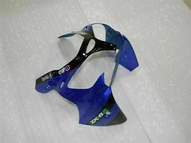 2000-2002 Kawasaki ZX6R Motorcycle Fairings - Blue Glossy Black Elf Bridgestone Canada Websites