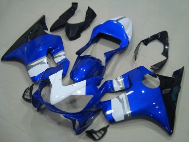 2001-2003 Honda CBR600 F4i Motorcycle Fairings - White Blue Glossy Black Canada Websites