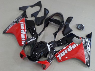2001-2003 Honda CBR600 F4i Motorcycle Fairings - Glossy Black Red White Jordan Canada Websites