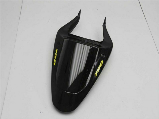 2001-2003 Suzuki GSXR 600/750 Motorcycle Fairings - Glossy Black Yellow Flame Canada Websites