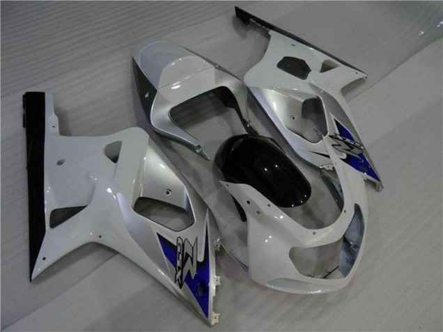 2001-2003 Suzuki GSXR 600/750 Motorcycle Fairings - White Silver Blue Black Canada Websites