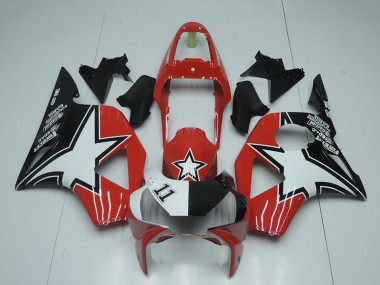 2002-2003 Honda CBR900RR 954 Motorcycle Fairings - Black Red Star Canada Websites