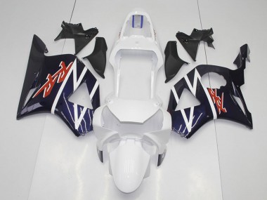 2002-2003 Honda CBR900RR 954 Motorcycle Fairings - Dark Blue White Canada Websites