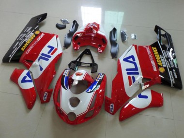 2003-2004 Ducati 749 999 Motorcycle Fairings - White Red Blue Glossy Black Fila Canada Websites