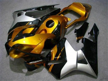 2003-2004 Honda CBR600RR Motorcycle Fairing - Silver Gold Glossy Black Canada Websites