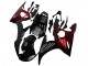 2003-2004 Yamaha YZF R6 Motorcycle Fairing Kits - Glossy Black Red Canada Websites