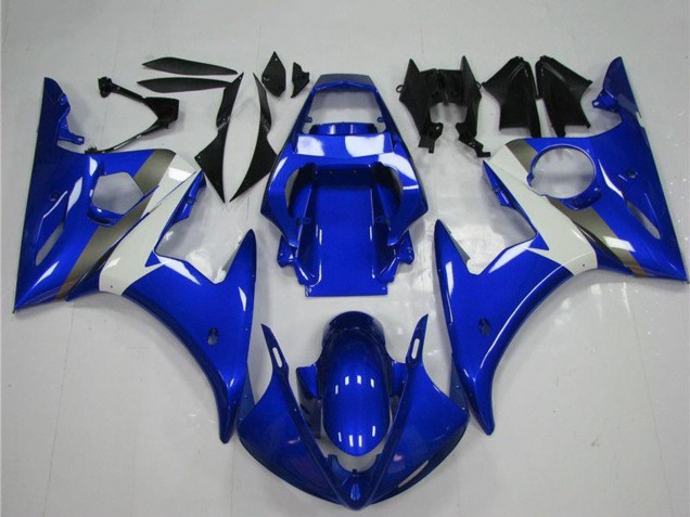 2003-2004 Yamaha YZF R6 Motorcycle Fairing - Blue White Canada Websites