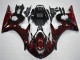 2003-2004 Yamaha YZF R6 Motorcycle Fairing - Glossy Black Red Flame Canada Websites