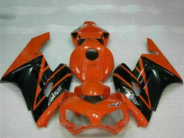 2004-2005 Honda CBR1000RR Motorcycle Fairings - Orange Glossy Black Canada Websites