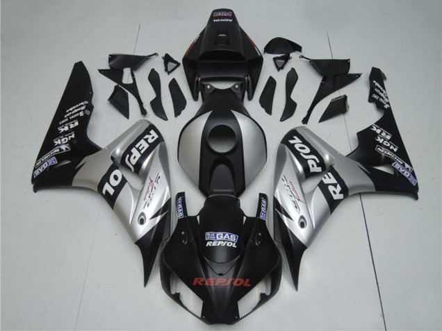 2004-2005 Honda CBR1000RR Motorcycle Fairings - Silver Glossy Black Repsol Canada Websites