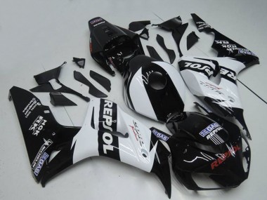 2004-2005 Honda CBR1000RR Motorcycle Fairings - White Glossy Black Repsol Canada Websites
