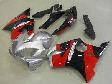 2004-2007 Honda CBR600 F4i Motorcycle Fairings - Silver Red Glossy Black Canada Websites