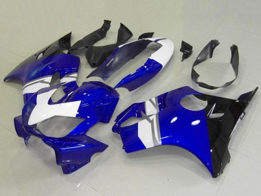 2004-2007 Honda CBR600 F4i Motorcycle Fairings - White Blue Glossy Black Canada Websites