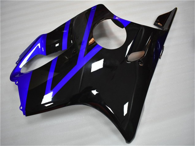 2004-2007 Honda CBR600 F4i Motorcycle Fairing Kits - Blue Glossy Black Canada Websites