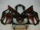 2004-2007 Honda CBR600 F4i Motorcycle Fairings - Glossy Black Red Flame Canada Websites