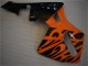 2005-2006 Honda CBR600RR Motorcycle Fairing - Orange Black Flame Canada Websites
