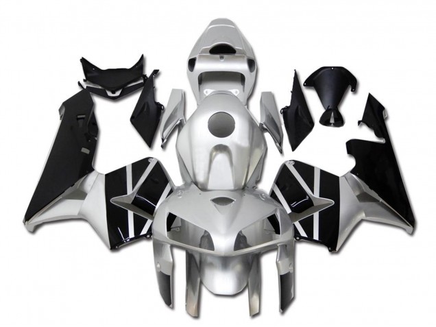 2005-2006 Honda CBR600RR Motorcycle Fairing - Silver Black Canada Websites