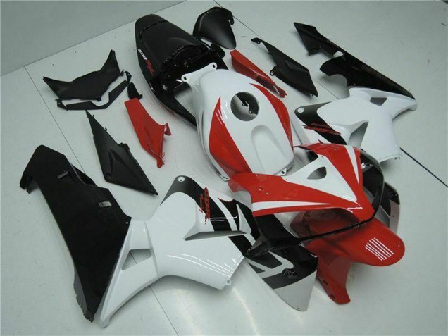 2005-2006 Honda CBR600RR Motorcycle Fairing Kits - White Red Black Canada Websites