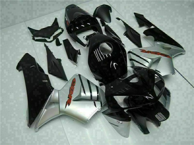 2005-2006 Honda CBR600RR Motorcycle Fairings - Glossy Black Silver Canada Websites