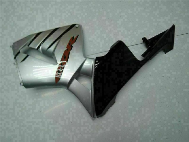 2005-2006 Honda CBR600RR Motorcycle Fairings - Glossy Black Silver Canada Websites