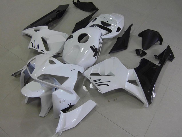 2005-2006 Honda CBR600RR Motorcycle Fairing Kits - White Black Canada Websites