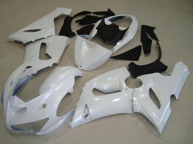 2005-2006 Kawasaki ZX6R Motorcycle Fairings - Pearl White Canada Websites