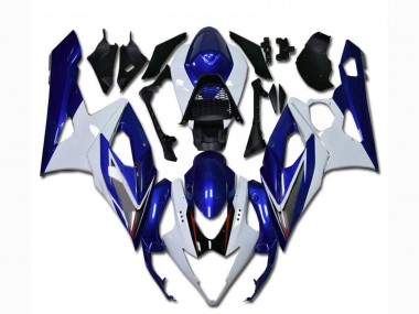 2005-2006 Suzuki GSXR 1000 Motorcycle Fairing - White Blue Canada Websites
