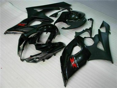2005-2006 Suzuki GSXR 1000 Motorcycle Fairing - Glossy Black Matte Black Red Canada Websites
