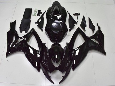 2006-2007 Suzuki GSXR 600/750 Bike Fairings - Glossy Black Canada Websites