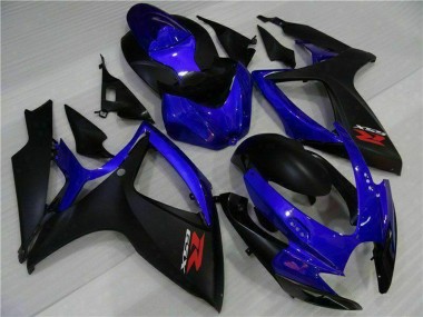 2006-2007 Suzuki GSXR 600/750 Motorcycle Fairings - Blue Matte Black Red Canada Websites