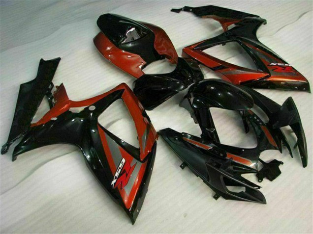 2006-2007 Suzuki GSXR 600/750 Motorcycle Fairings - Glossy Black Red Canada Websites