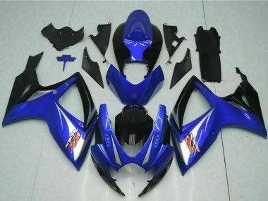2006-2007 Suzuki GSXR 600/750 Motorcycle Fairings - Blue White Glossy Black Red Canada Websites