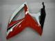 2006-2007 Suzuki GSXR 600/750 Motorcycle Fairings - White Red Glossy Black Stripe Canada Websites
