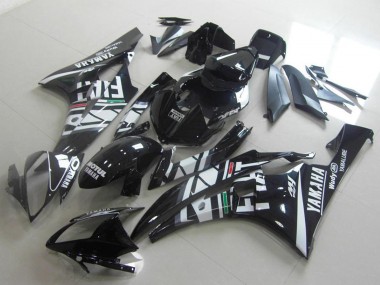 2006-2007 Yamaha YZF R6 Motorcycle Fairings - White Glossy Black Green Red Fiat Yamalube Motul Canada Websites