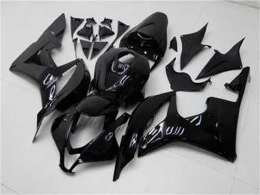 2007-2008 Honda CBR600RR Motorcycle Fairings - Glossy Black Canada Websites