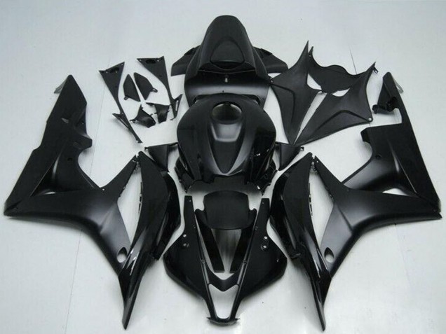 2007-2008 Honda CBR600RR Motorcycle Fairing Kits - Matte Black Canada Websites