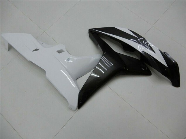 2007-2008 Honda CBR600RR Bike Fairings - White Glossy Black Canada Websites