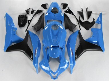 2007-2008 Honda CBR600RR Motorcycle Fairing - Light Blue Glossy Black Canada Websites