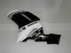 2007-2008 Kawasaki ZX6R Motorcycle Fairings - Black White Canada Websites