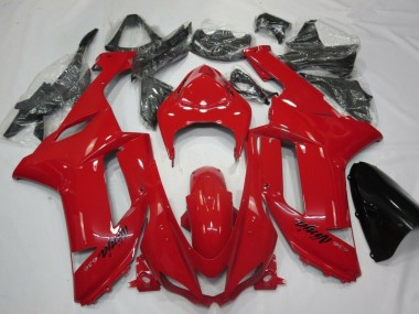 2007-2008 Kawasaki ZX6R Motorcycle Fairings - Red Canada Websites