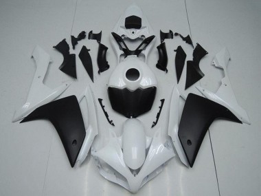 2007-2008 Yamaha YZF R1 Motorcycle Fairing - White Matte Black Canada Websites